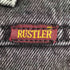 ラスラー RUSTLER 00s ストレート ブラックデニムパンツ ジーンズ メンズ 34