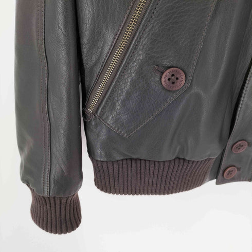 ティンバーランド Timberland 00S カウレザー ジップアップ ブルゾン メンズ import:M