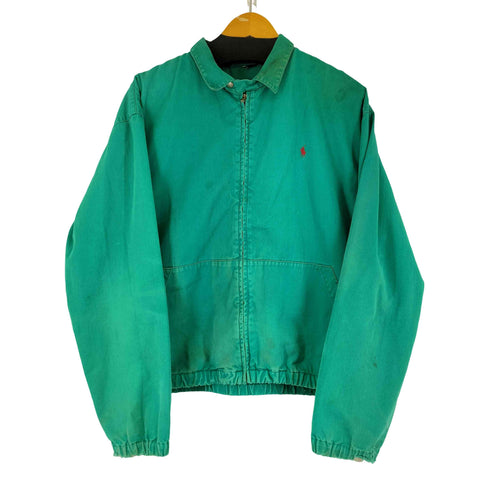 ポロバイラルフローレン Polo by RALPH LAUREN 80S USA製 スモールポニー刺繍スウィングトップ メンズ import:L