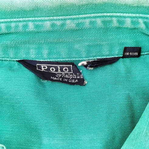 ポロバイラルフローレン Polo by RALPH LAUREN 80S USA製 スモールポニー刺繍スウィングトップ メンズ import:L