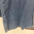 トミージーンズ tommy jeans 90s バックロゴワッペン ダブルポケット デニムシャツ メンズ import:L