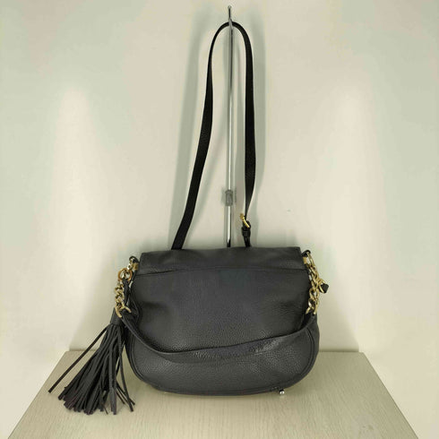 マイケルコース Michael Kors フリンジチャーム レザーショルダーバッグ レディース