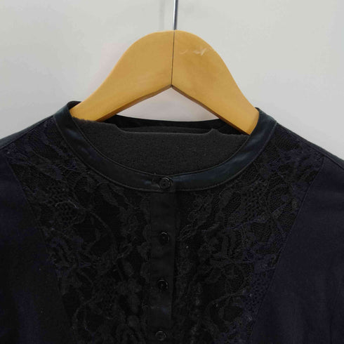 ローレンジーンズカンパニー LAUREN JEANS COMPANY 花柄 レース ヘンリーネック レース L/S カットソー レディース import:XS