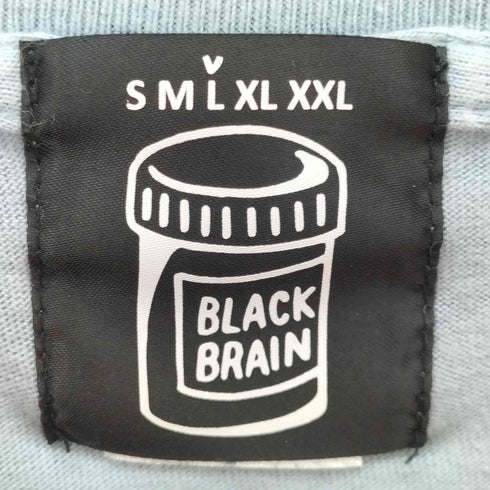 ブラックブレイン BLACK BRAIN 目玉 グラフィック ロンT メンズ import:L