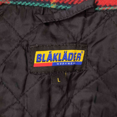 BLAKLADER チェックボードシャツジャケット メンズ import:L