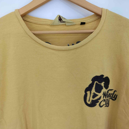 アヴィレックス AVIREX 両面刺繍 袖プリント 長袖クルーネックtシャツ メンズ 2XL