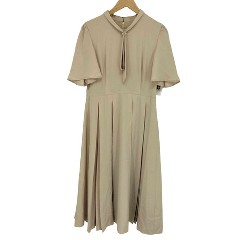 white joola ボウタイフレアーワンピース レディース JPN:L