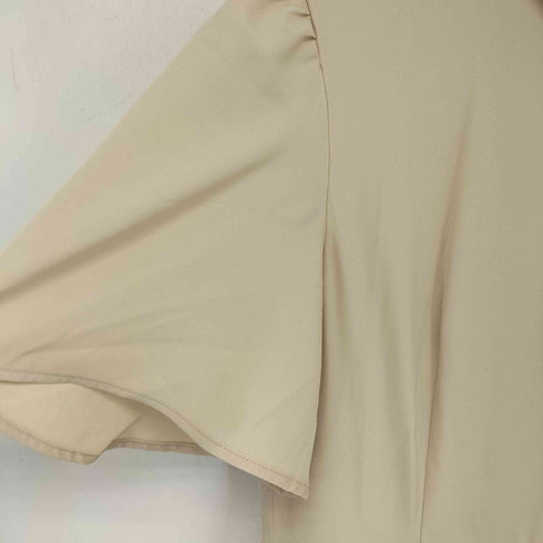 white joola ボウタイフレアーワンピース レディース JPN:L