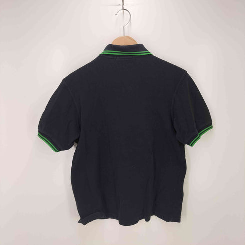 フレッドペリー FRED PERRY イングランド製 ワンポイント刺繍 半袖ポロシャツ メンズ US:38