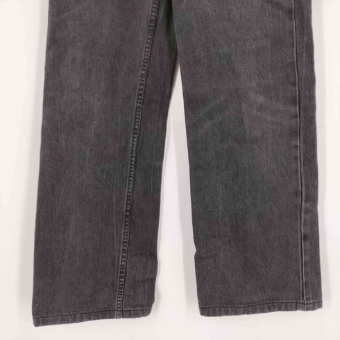 ザラ ZARA ストレートブラックデニムパンツ レディース 32