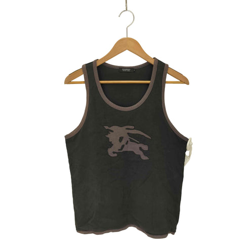 バーバリーブラックレーベル BURBERRY BLACK LABEL フロントデザイン タンクトップ Y2K メンズ JPN:3