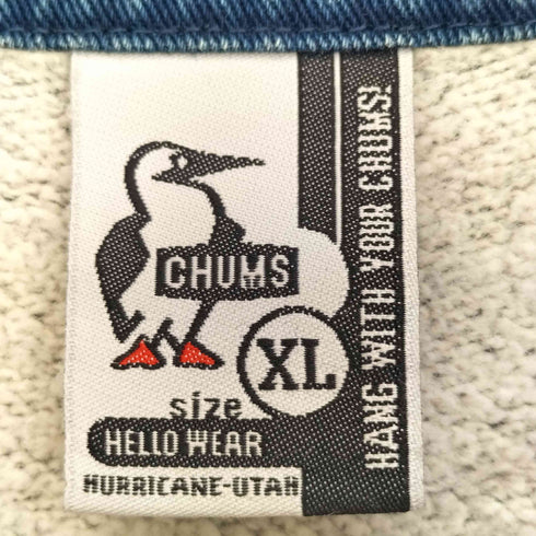 チャムス CHUMS Hurricane Top indigo インディゴ ハリケーントップ メンズ import:XL