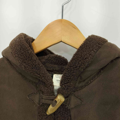 モルガン MORGAN 裏ボア フェイク ムートン ダッフルジャケット レディース