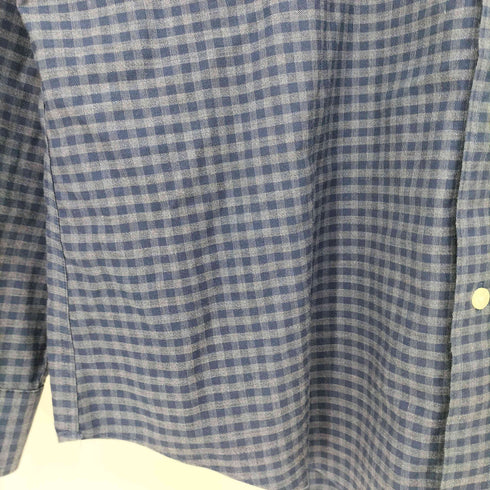 ブルックスブラザーズ BROOKS BROTHERS REGENT ロゴ刺繍 ギンガムチェック ボタンダウンシャツ メンズ import:XL