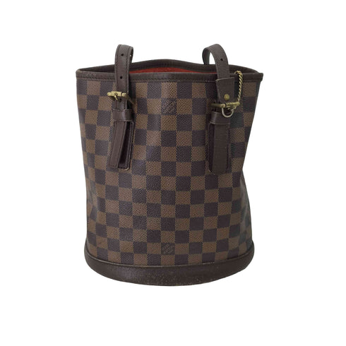 ルイヴィトン LOUIS VUITTON ダミエ マレ バケット バケツ型 ハンドバッグ ポーチ付 SP0061 レディース