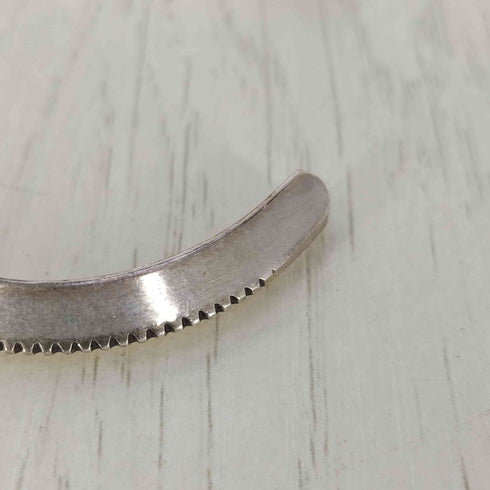 STERLING カットデザイン シルバーバングル インディアンジュエリー メンズ