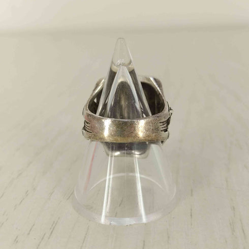 インディアン 酋長 STERLING バイカー メキシカン リング メンズ 16号