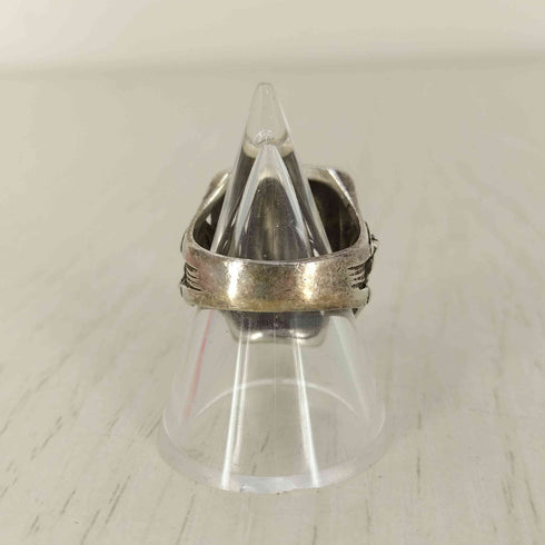 インディアン 酋長 STERLING バイカー メキシカン リング メンズ 17号