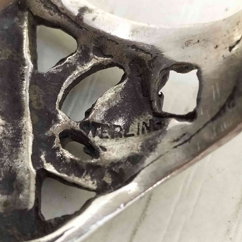 インディアン 酋長 STERLING バイカー メキシカン リング メンズ 16号