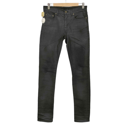 サンローランパリ SAINT LAURENT PARIS エディ期 コーティング スキニー デニムパンツ メンズ UK:28-29