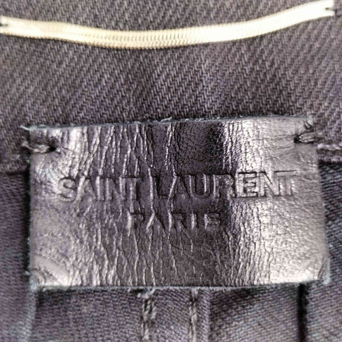 サンローランパリ SAINT LAURENT PARIS エディ期 コーティング スキニー デニムパンツ メンズ UK:28-29