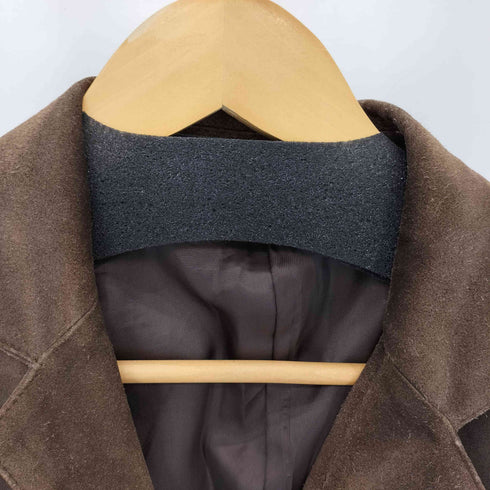ジャンポールゴルチエオム Jean Paul GAULTIER HOMME 90-00s カウレザー 裏地キュプラ スウェードスナップボタンジャケット メンズ 48