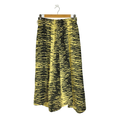 ガニー Ganni SATIN SKIRT WITH TIGER MITIF タイガーモチーフ サテンスカート レディース EUR:36