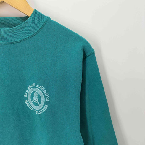 ヘインズ Hanes ACTIVEWEAR SAUDI TELECOM クルーネックスウェット メンズ