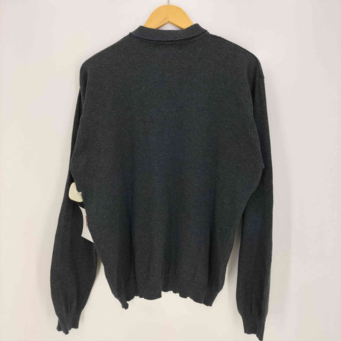 クラフトアンドバロー Croft&Barrow 90s コットン ニットポロ メンズ import:M