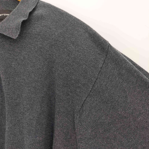 クラフトアンドバロー Croft&Barrow 90s コットン ニットポロ メンズ import:M