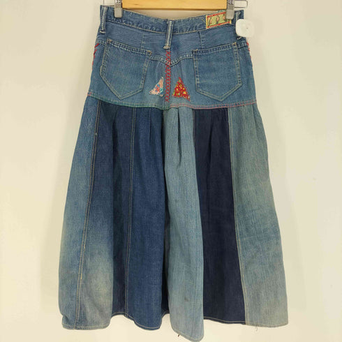 FIORUCCI SAFETY JEANS リメイクデニムスカート レディース