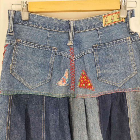 FIORUCCI SAFETY JEANS リメイクデニムスカート レディース