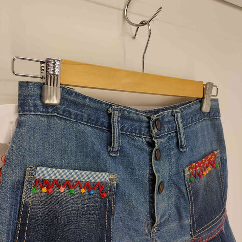 FIORUCCI SAFETY JEANS リメイクデニムスカート レディース