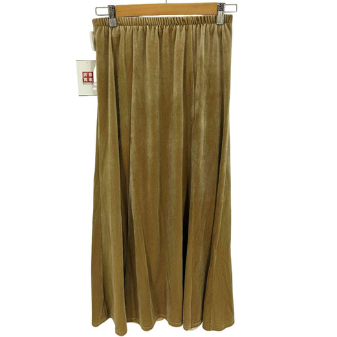 ケイビーエフ KBF 24AW セミフレア ベロア スカート レディース ONE SIZE