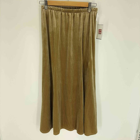 ケイビーエフ KBF 24AW セミフレア ベロア スカート レディース ONE SIZE