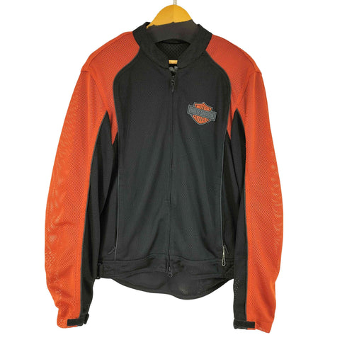 ハーレーダビッドソン HARLEY-DAVIDSON メッシュシングルライダースジャケット メンズ