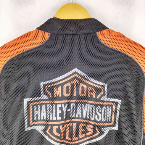 ハーレーダビッドソン HARLEY-DAVIDSON メッシュシングルライダースジャケット メンズ