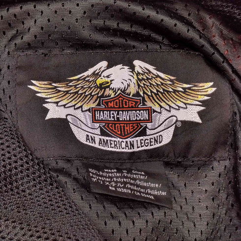 ハーレーダビッドソン HARLEY-DAVIDSON メッシュシングルライダースジャケット メンズ