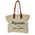 レペット repetto TOILE トワレ ロゴ プリント レザー ハンドル キャンバス トート バッグ レディース