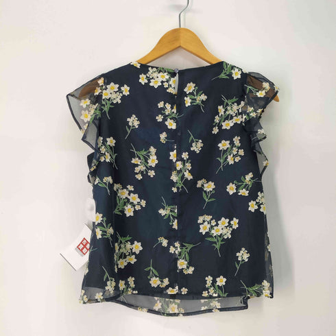 ノエラ Noela 花柄 レース付 カットソー & フレアスカート セットアップ レディース TOPS:F/SKT:S