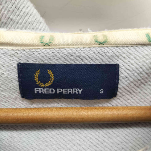フレッドペリー FRED PERRY ハーフジップ プルオーバーパーカー レディース import:S