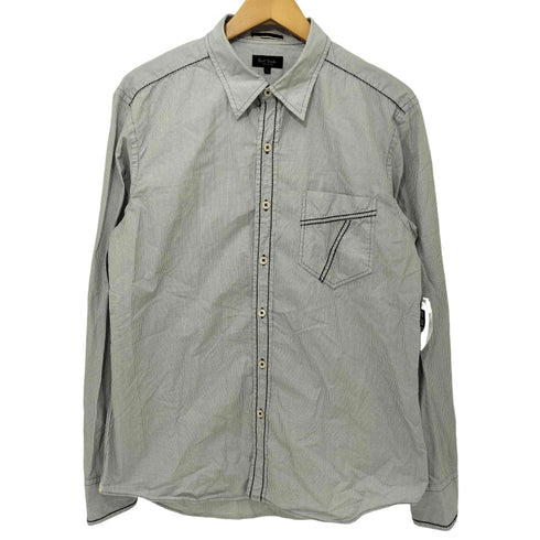 ポールスミス Paul Smith ギンガムチェック ステッチデザイン ロングスリーブシャツ メンズ import:L