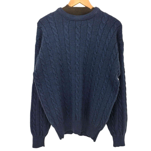 Pal Casual 総ウール ロングスリーブ ケーブルニット メンズ import:M