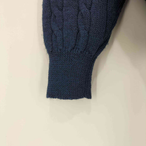 Pal Casual 総ウール ロングスリーブ ケーブルニット メンズ import:M
