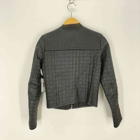 ザラ ZARA ジップアップラムレザージャケット レディース import:S