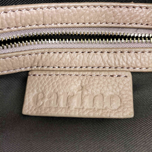 カリーノ carino 本革 タッセル付き トートバック レディース