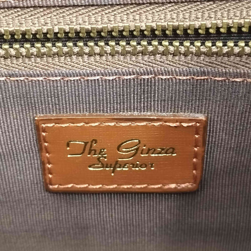 The Ginza Superior クロコ切替 レザー トートバック レディース