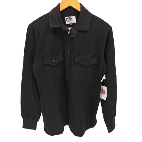 エンジニアードガーメンツ Engineered Garments USA製 旧タグ ジップアップ L/S シャツ チンストラップ メンズ import:XS