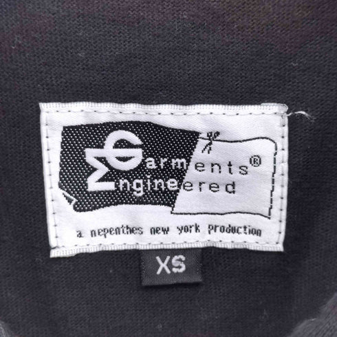 エンジニアードガーメンツ Engineered Garments USA製 旧タグ ジップアップ L/S シャツ チンストラップ メンズ import:XS