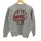 BOOTLEGGERS POWER WEAR ガソリンスタンド 企業ロゴ 両面 大判プリント 両V セットイン スリーブ クルーネック スウェット メンズ US:36